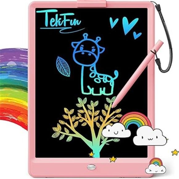 LCD Writing Tablet Doodle Board, 10inch Colorful Drawing Pad for Kids - Picture 7 of 7